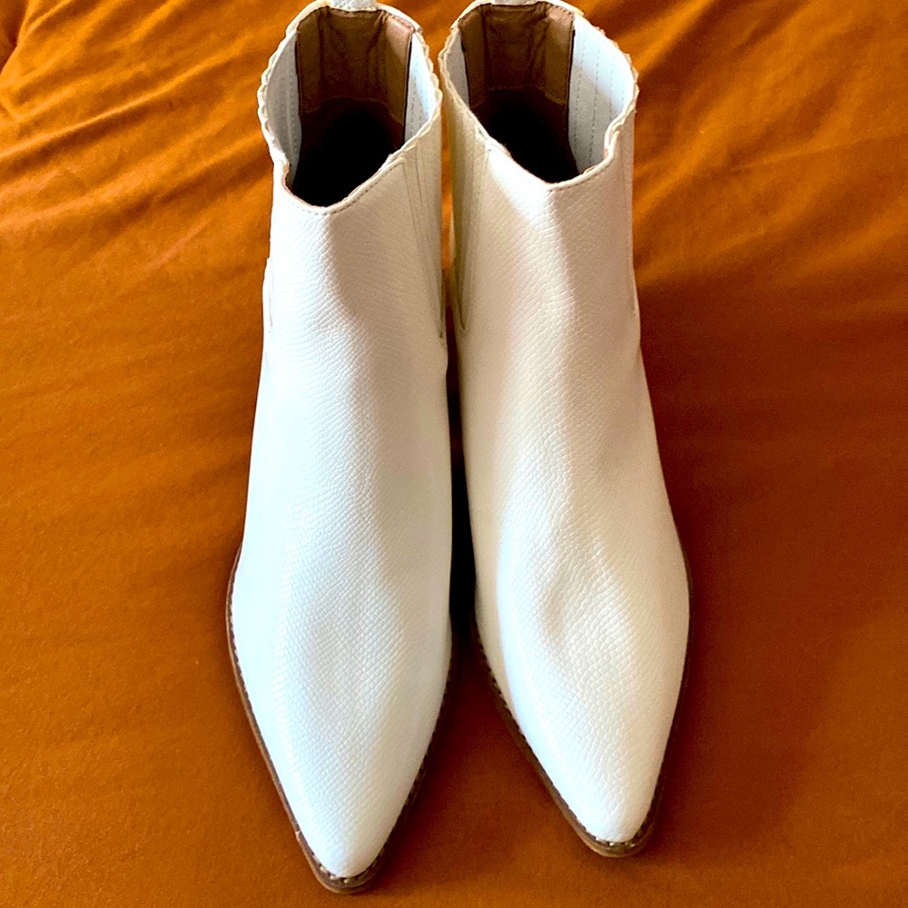 White booties